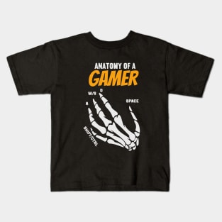 Anatomy Of Gamer Funny Kids T-Shirt